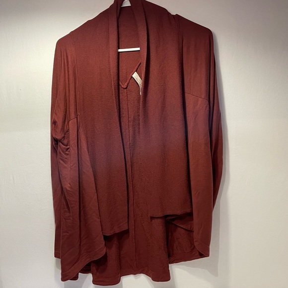Athleta Sweaters - Athleta Red Cardigan Size Small